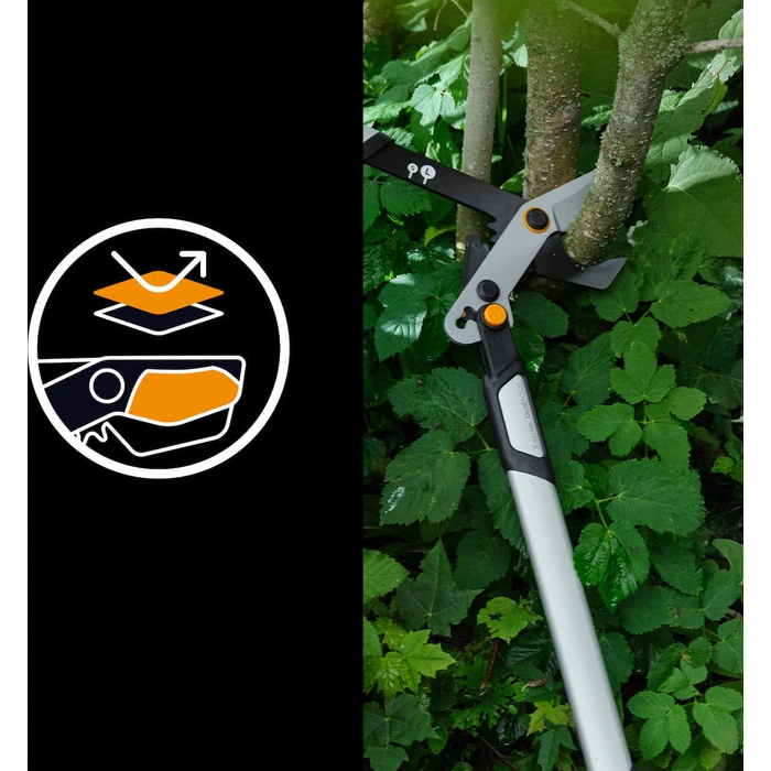 Fiskars Ψαλίδι/Κλαδευτήρι Dual Action LX108 για Κλαδιά