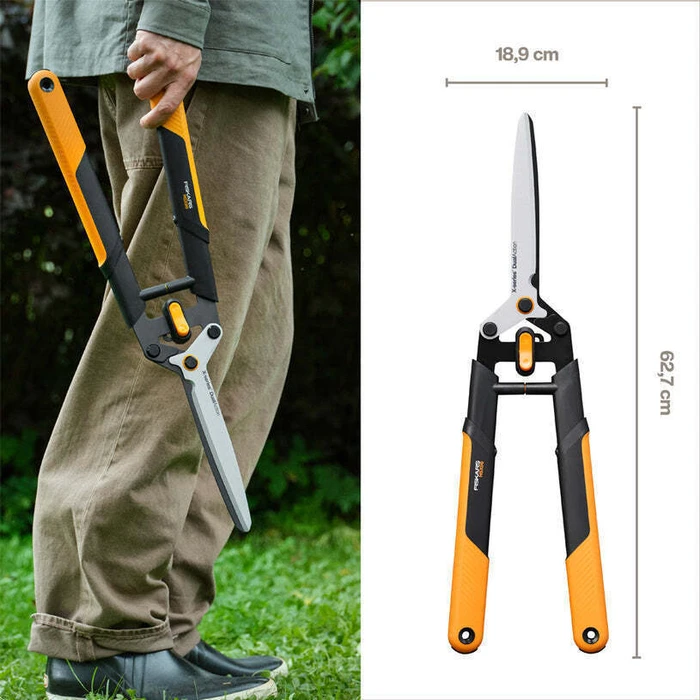 Ψαλίδι κλαδέματος θάμνων Fiskars Dual Action HSX96