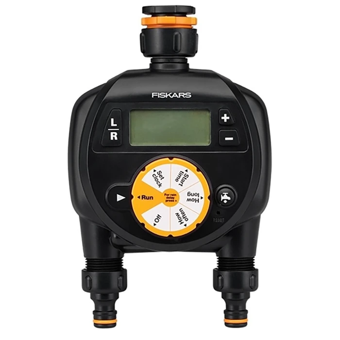 Fiskars 1054792 Battery Watering Timer, 2-Outlets