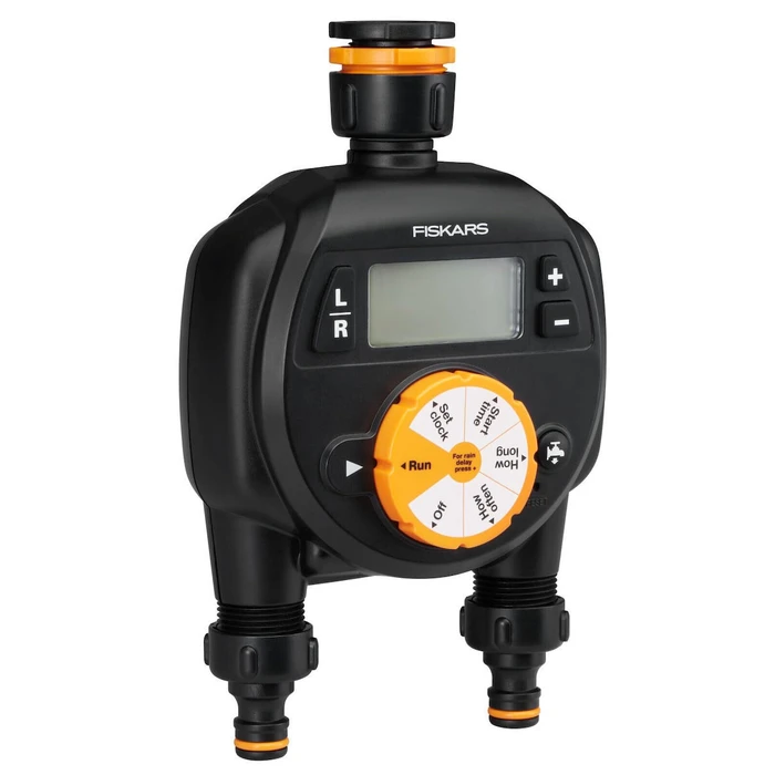 Fiskars 1054792 Battery Watering Timer, 2-Outlets