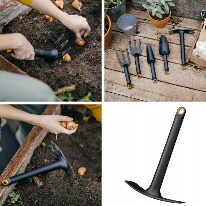 Fiskars Hand Cultivator (3-Tine) with Handle - MPN 1072100