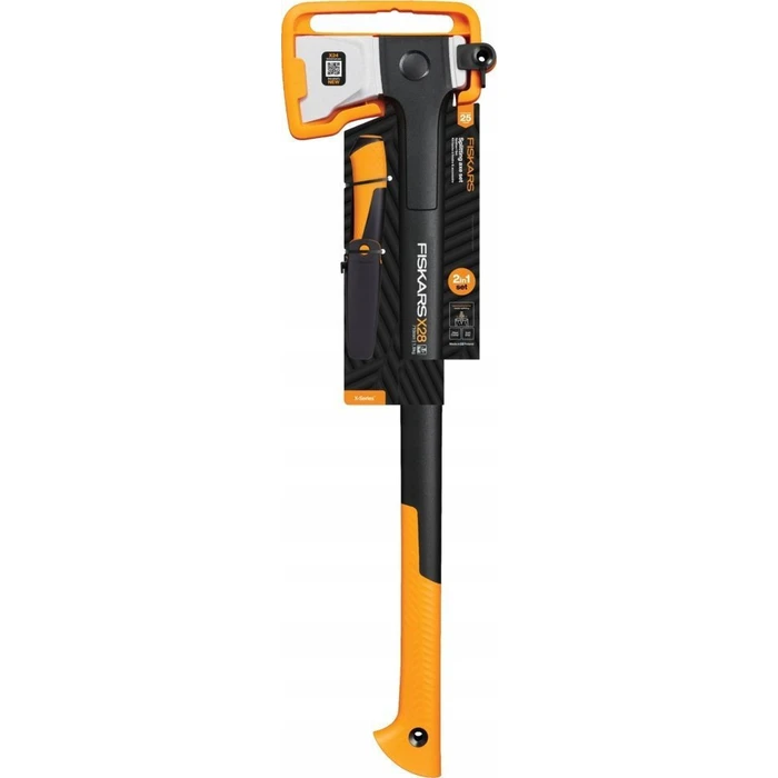 Fiskars X28 Splitting Axe X‑series Blade M + Universal Knife
