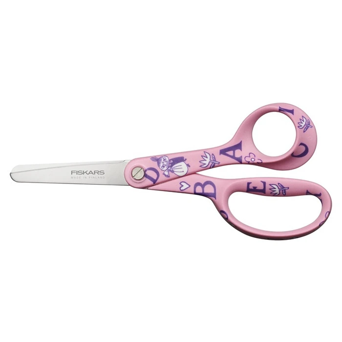 Fiskars Children's Craft Scissors 13 cm with Metal Blade, Pink, 1 pc