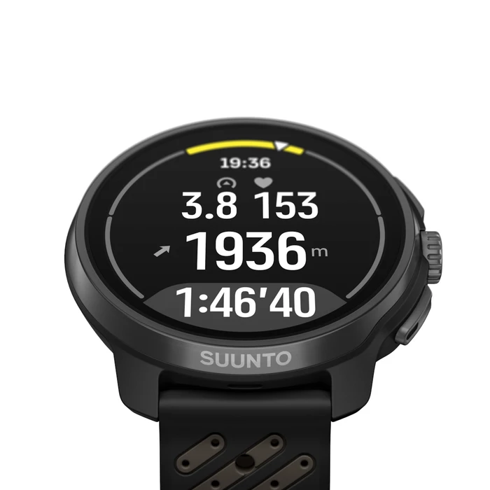 Suunto Race 2 Titanium 49mm Waterproof Smartwatch with Heart Rate Monitor (Titanium Black)