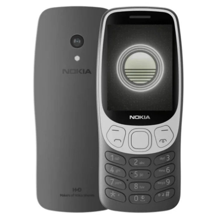 Nokia 3210 Dual SIM Κινητό με Κουμπιά (Αγγλικό Μενού) Grunge Black