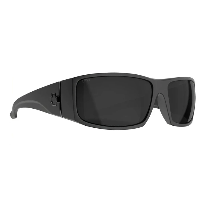 SPY Men's Sunglasses Cooper XL – Black Frame / Grey Mirror Lens (Model 670036374135)
