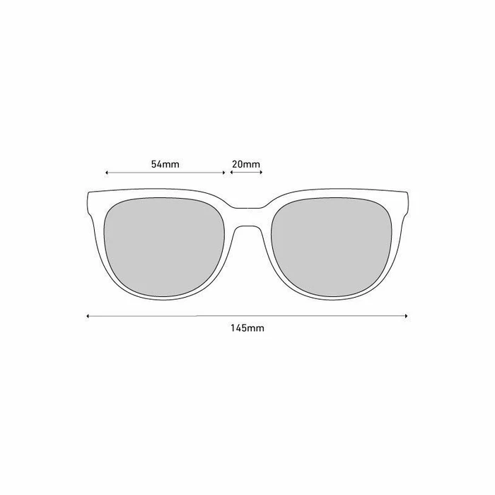 SPY Bewilder Unisex Sunglasses Matte Translucent Black Polarized (54/20/148)