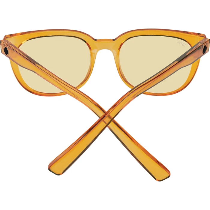 SPY Bewilder Unisex Sunglasses - Orange Acetate Frame with Orange/Yellow Lens (54/20/148 mm)