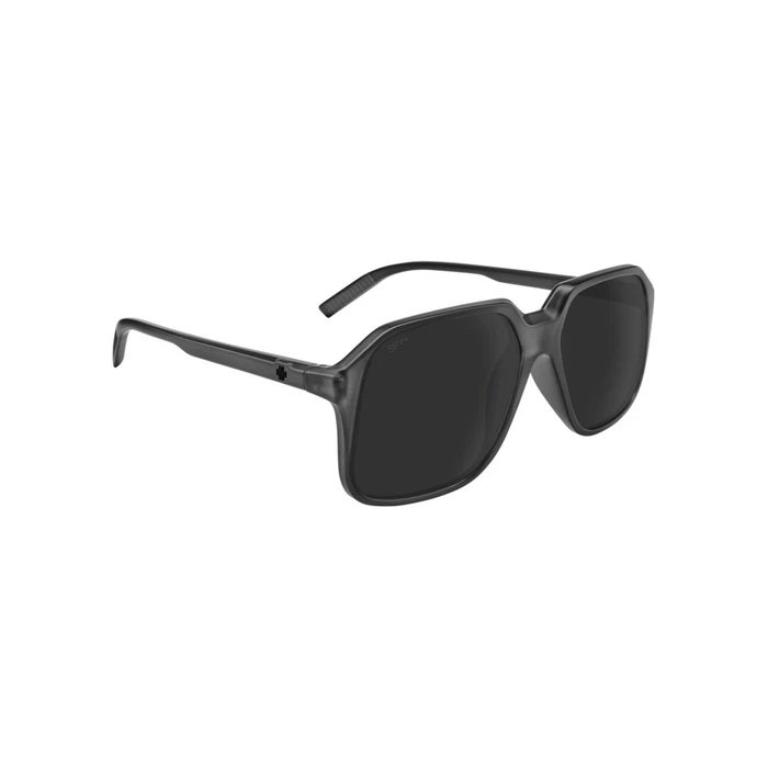 Spy Hot Spot Unisex Sunglasses — Translucent Black frame / Gray Polarized lenses