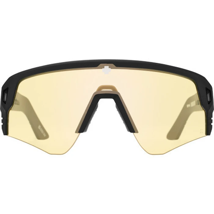 SPY Monolith Speed Unisex Sunglasses – Matte Black Frame, Polarized Yellow Lenses, Size 142/00/147 (SKU 6700000000231)