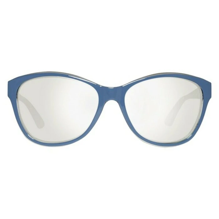 Guess Γυναικεία Γυαλιά Ηλίου GU7451 90C - Μπλε Κοκκάλινος Σκελετός, Ασημί Καθρέφτης Φακός