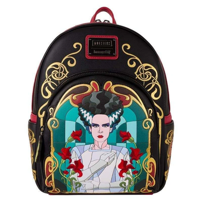 Loungefly Τσάντα Πλάτης Μίνι Universal Monsters Bride of Frankenstein