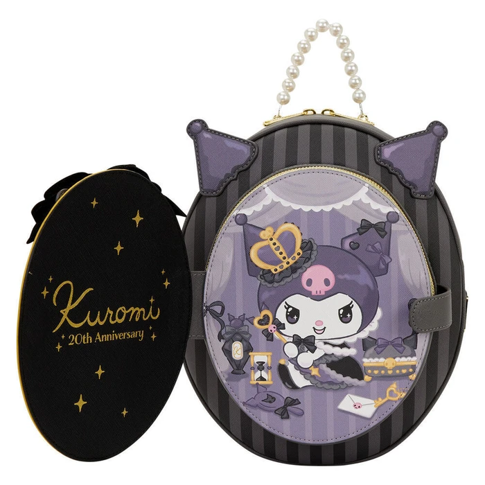 Loungefly Πλάτης Mini Backpack Sanrio Kuromi 20Th Anniversary Cameo