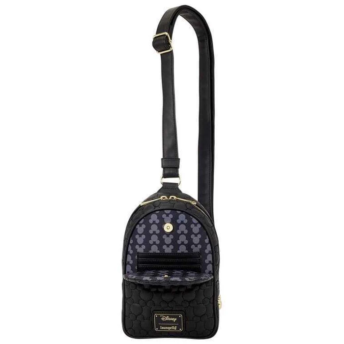 Loungefly Disney Mickey Μετατρέψιμη Sling Τσάντα / Crossbody 21x15x5εκ.