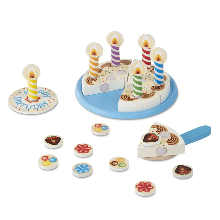 Melissa & Doug Ξύλινη Παιδική Τούρτα Γενεθλίων