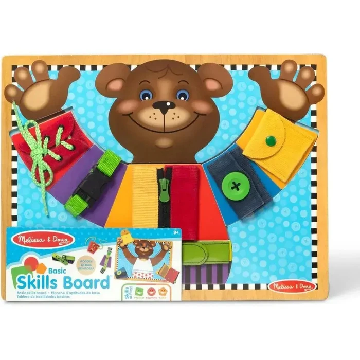 Melissa & Doug Παιχνίδι Εκμάθησης Βασικών Δεξιοτήτων (Basic Skills Board)