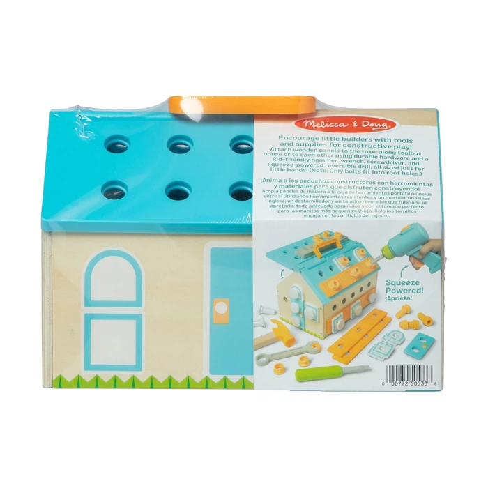 Melissa & Doug Build-A-House Toolbox Playset - SPIN MASTER (Model 6076873)