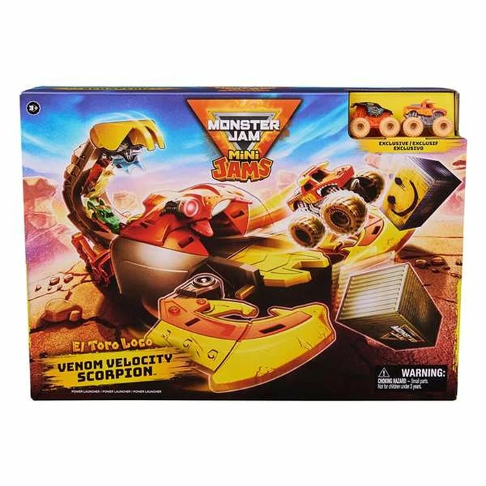 Monster Jam Playset Spin Master Mini Jams El Toro Loco Venom Velocity Scorpion Playset