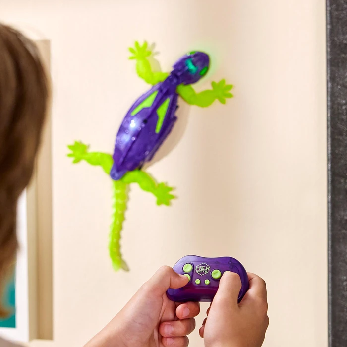 Spin Master Hexbots: Glowing Wall Crawler Gecko (Green Gecko)