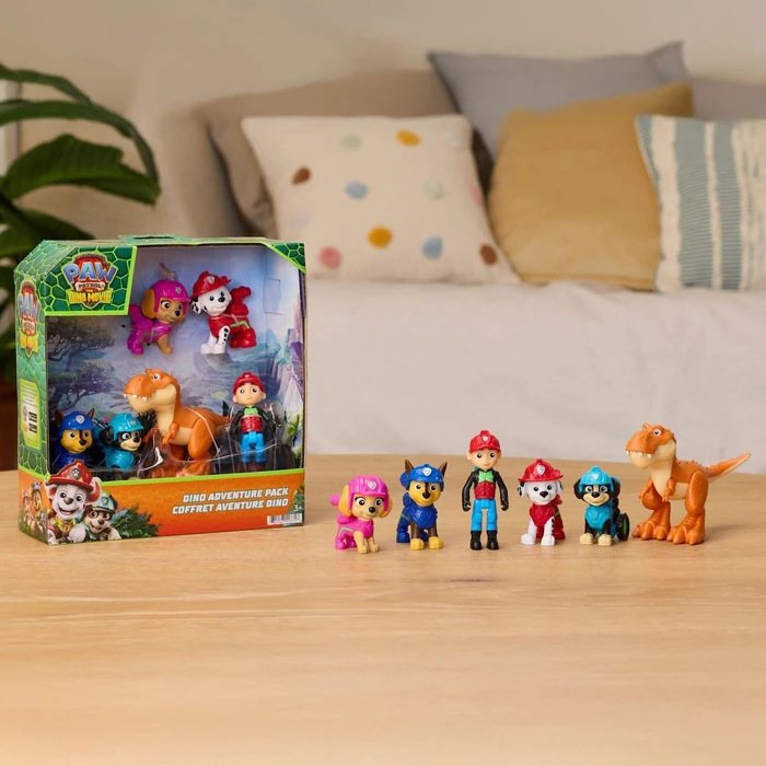 Spin Master Paw Patrol: The Dino Movie - Dino Adventure Pack (6 φιγούρες)