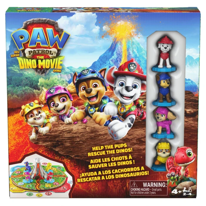 Spin Master Παιχνίδι Paw Patrol The Movie - Βοήθησε τα κουτάβια να σώσουν τους δεινόσαυρους! (Αγγλικά)