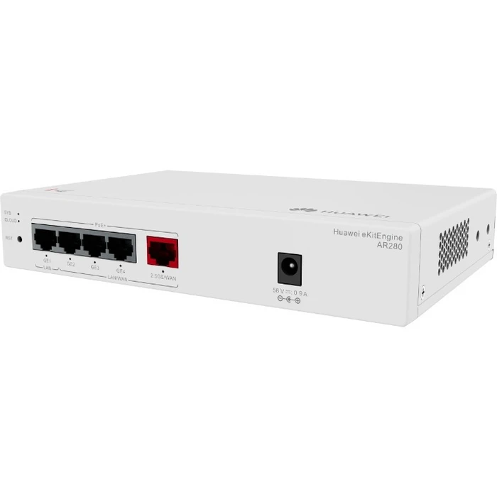 HUAWEI AR280 EkitEngine Enterprise 2.5GE Multi-Service Router  4x GE PoE+ + 1x 2.5GE PoE+, 16 IPSec tunnels