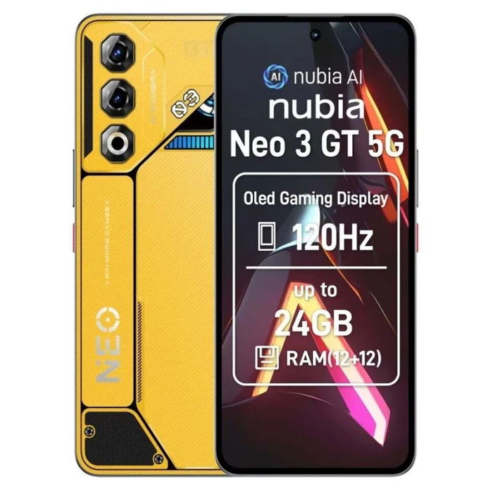 Nubia Neo 3 GT 5G Dual SIM (12GB/256GB) Κίτρινο