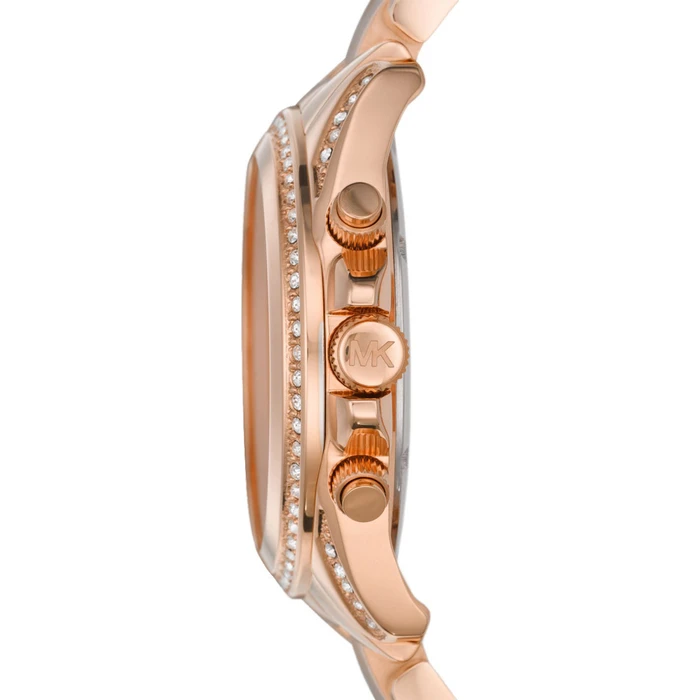 Michael Kors Blair Women's Watch 39mm Quartz Chronograph Rose Gold Stainless Steel Bracelet MK5263
