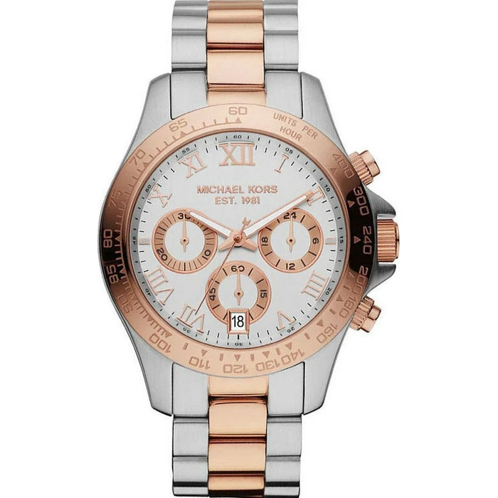 Michael Kors Γυναικείο Ρολόι 39mm Ροζ Χρυσό Μεταλλικό Μπρασελέ MK5622