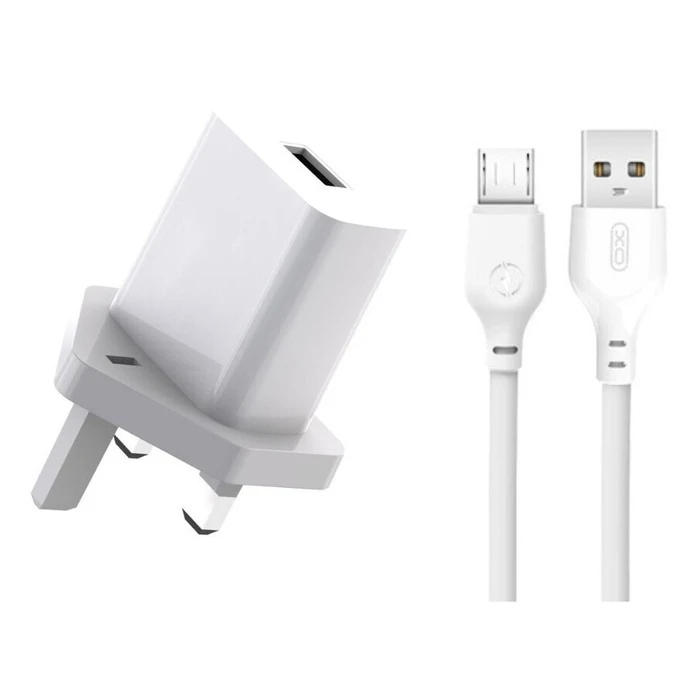XO Φορτιστής με Καλώδιο Micro L99 UK 2.4A