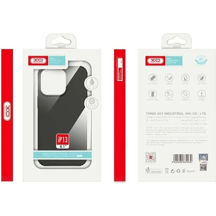 Phone Case XO iPhone 15 Plus 6.7 Frosted TPU with Lanyard Hole