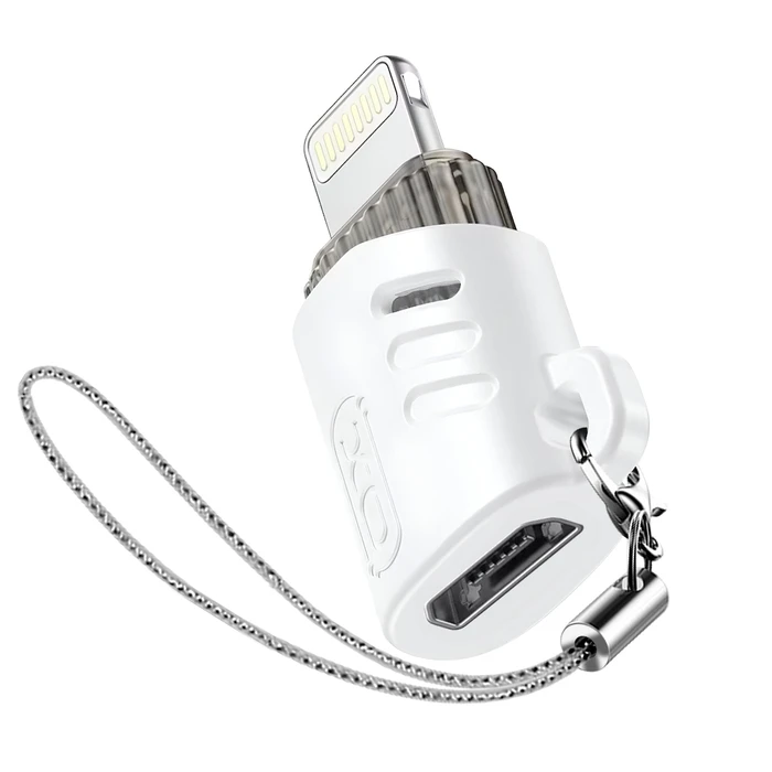 XO Αντάπτορας Micro Θηλυκό σε Lighting Αρσενικό με Κορδόνι
