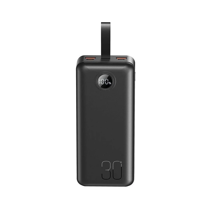 XO Power Bank Γρήγορης Φόρτισης USB C 20W USB A 22 5W με Οθόνη 30000mAh PR240