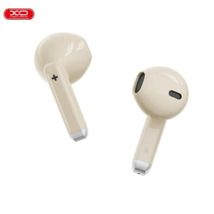 XO Ακουστικά Bluetooth Handsfree με Θήκη Φόρτισης X33 Beige Color