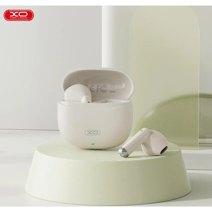 XO Ακουστικά Bluetooth Handsfree με Θήκη Φόρτισης X33 Beige Color