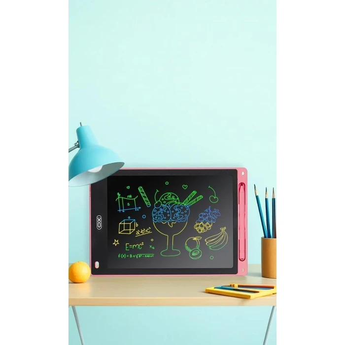 XO V01 LCD Tablet Σημειώσεων Ζωγραφικής 10 Ροζ