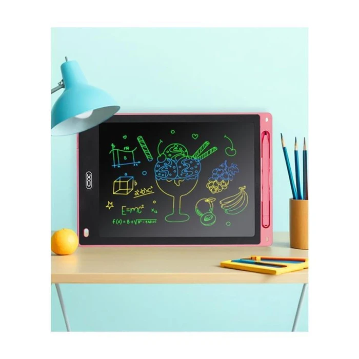 XO V01 LCD Tablet Σημειώσεων Ζωγραφικής 10 Ροζ
