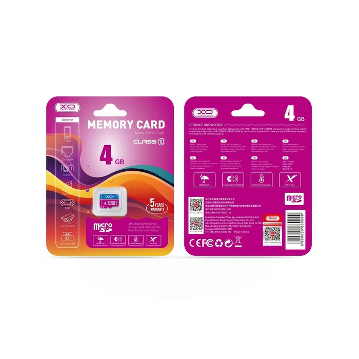 XO Memory Card High Speed 4GB