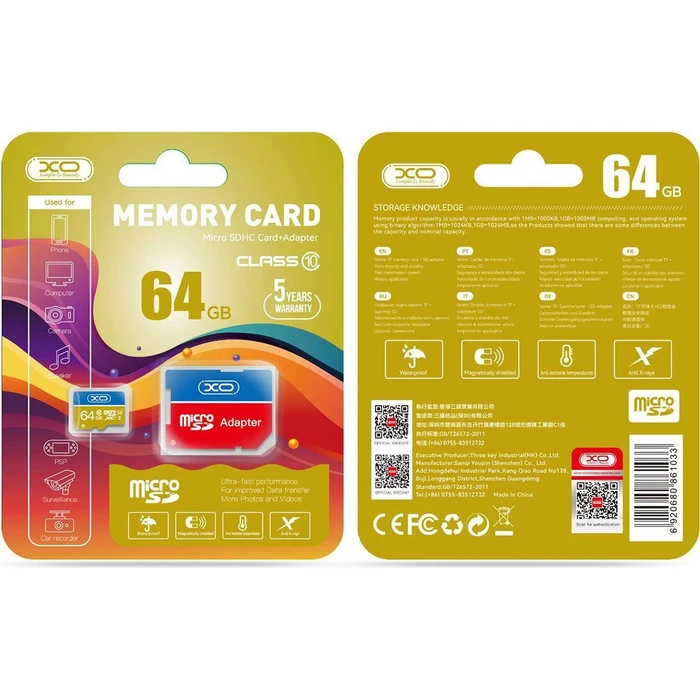 USB STICS XO High Speed Memory Card 64GB