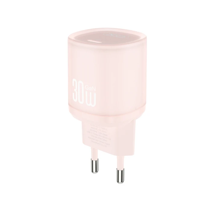 XO Φορτιστής USB C 30W Ροζ