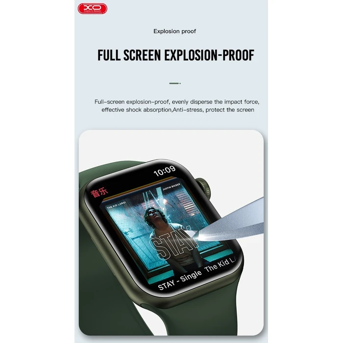 XO Watch Screen Protector HD Soft Glass Film 44mm