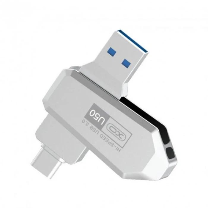 XO U50 Στικάκι και Αντάπτορας Type C σε USB OTG USB 3 0 16GB