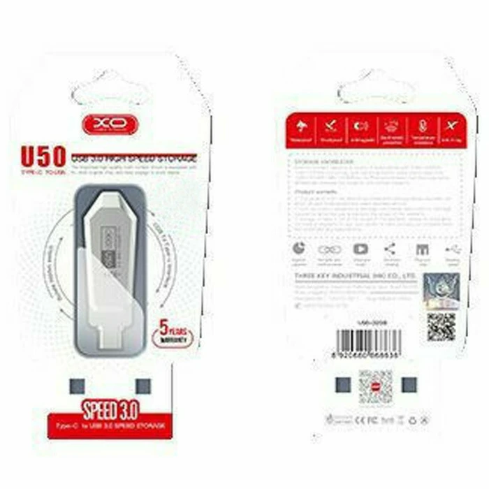 USB Stick XO U50 Type C to USB OTG USB 3 0 Version 128GB