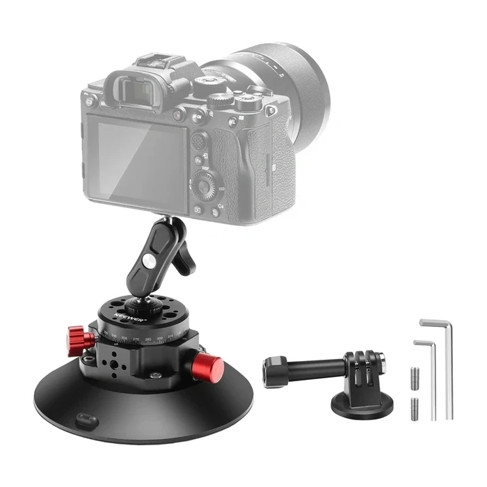 Neewer Βάση Στήριξης Action Cameras CA0132 Αυτοκινήτου (Βεντούζα 6")
