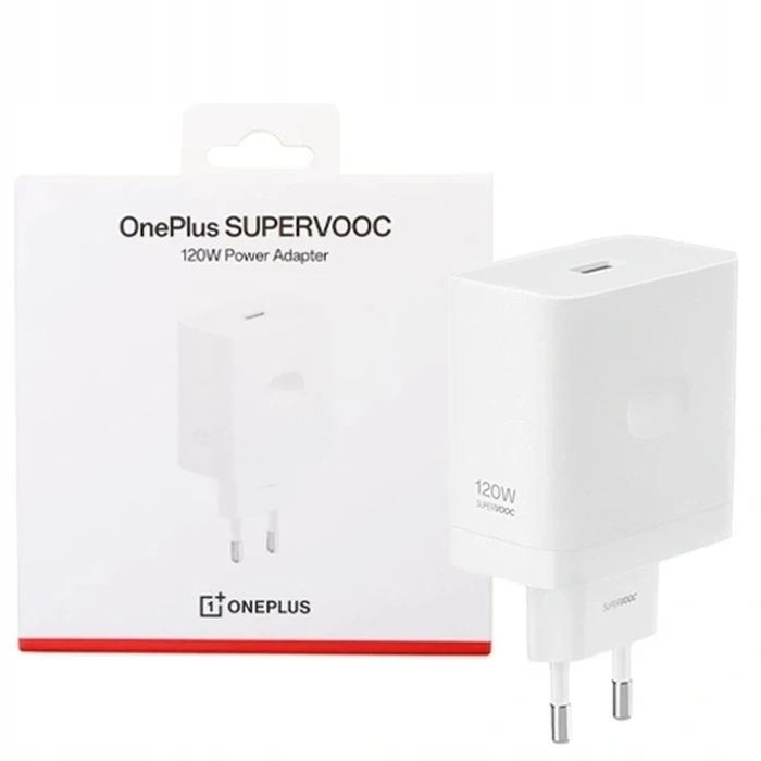 OnePlus 120W Single Port SuperVooc Adapter Type-A - White