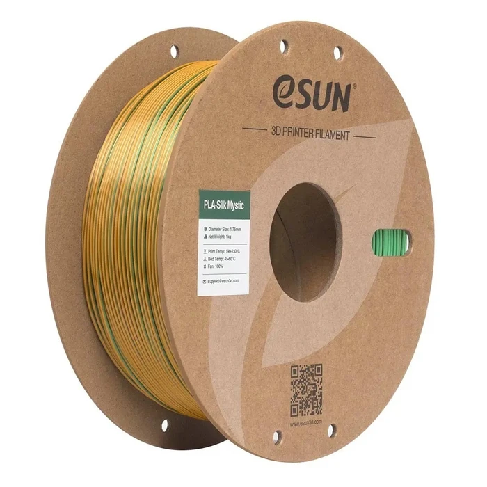 eSun EPLA-SILK MYSTIC 1,75mm 1kg - Silk PLA filament (Gold / Red / Green)