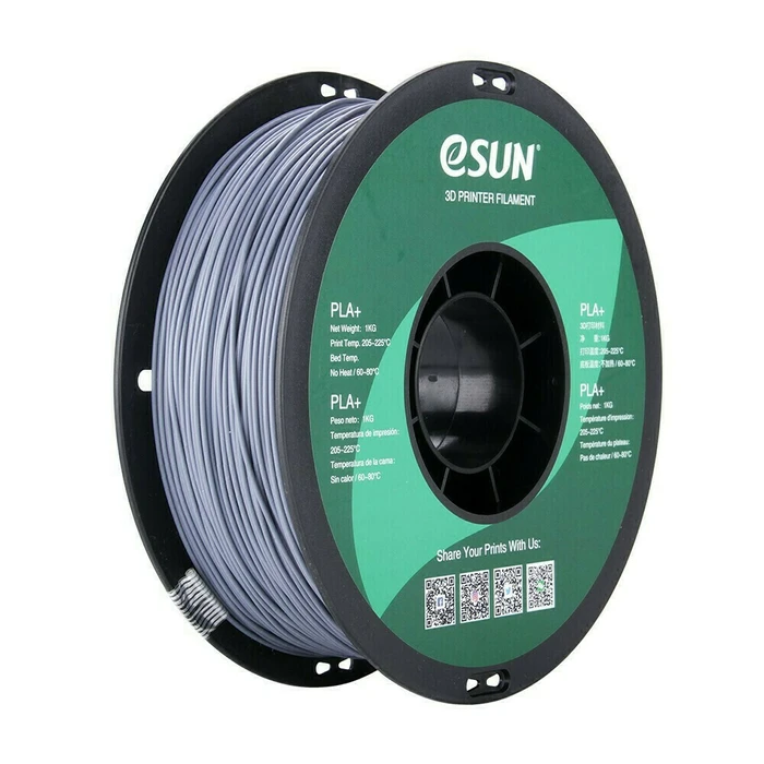 PLA+ 1,75 mm ΓΚΡΙ 1 kg - eSun