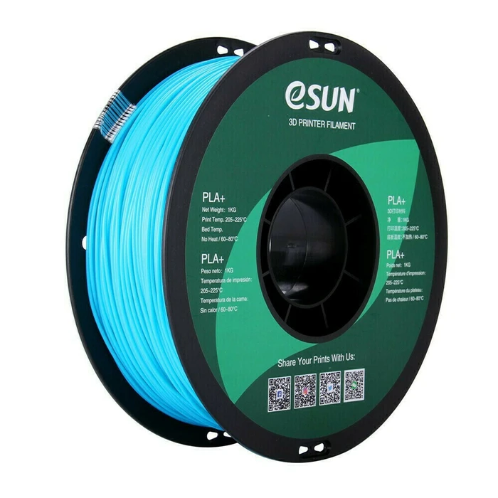 eSUN PLA+ 1,75mm Light Blue 1kg - Νήμα 3D Εκτύπωσης (Spool)