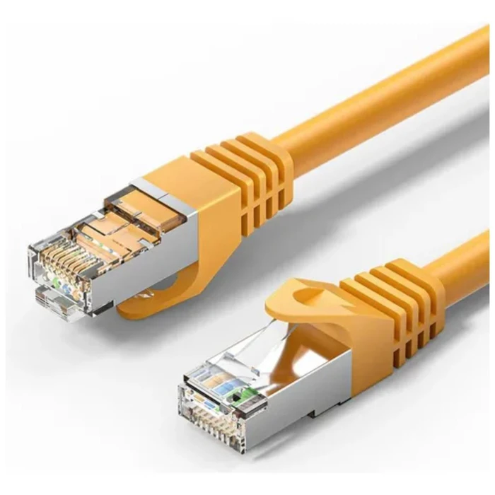 Network Cable Vention Cat 6A SFTP Patch Cable 0.5M Yellow