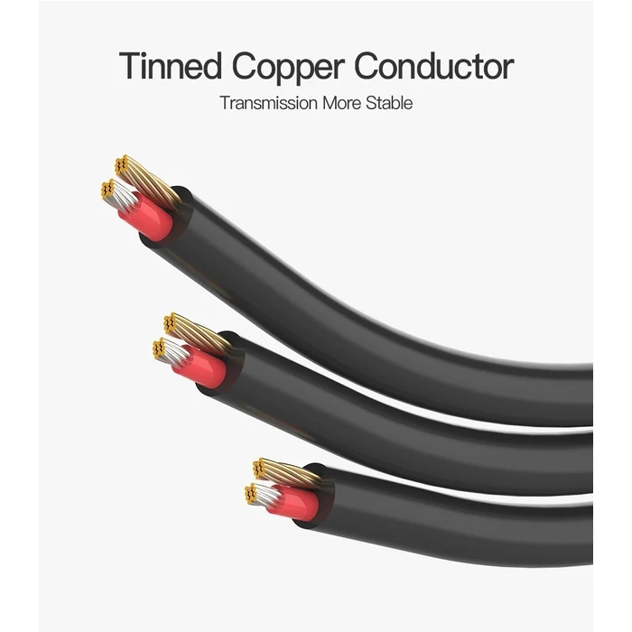 VENTION AV Cable 3 RCA Male to Male 1.5M Black BCABG